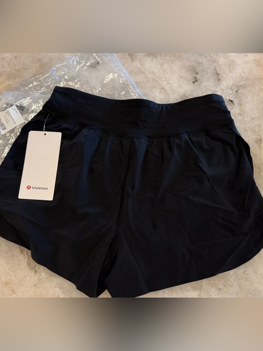 Lululemon Fast and Free High Rise Split Short - Black - size S
